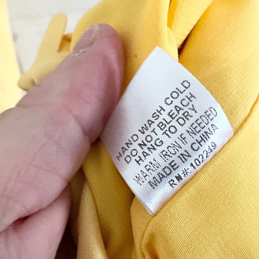 Anthropologie Yellow Mini Dress - Picture 12 of 12